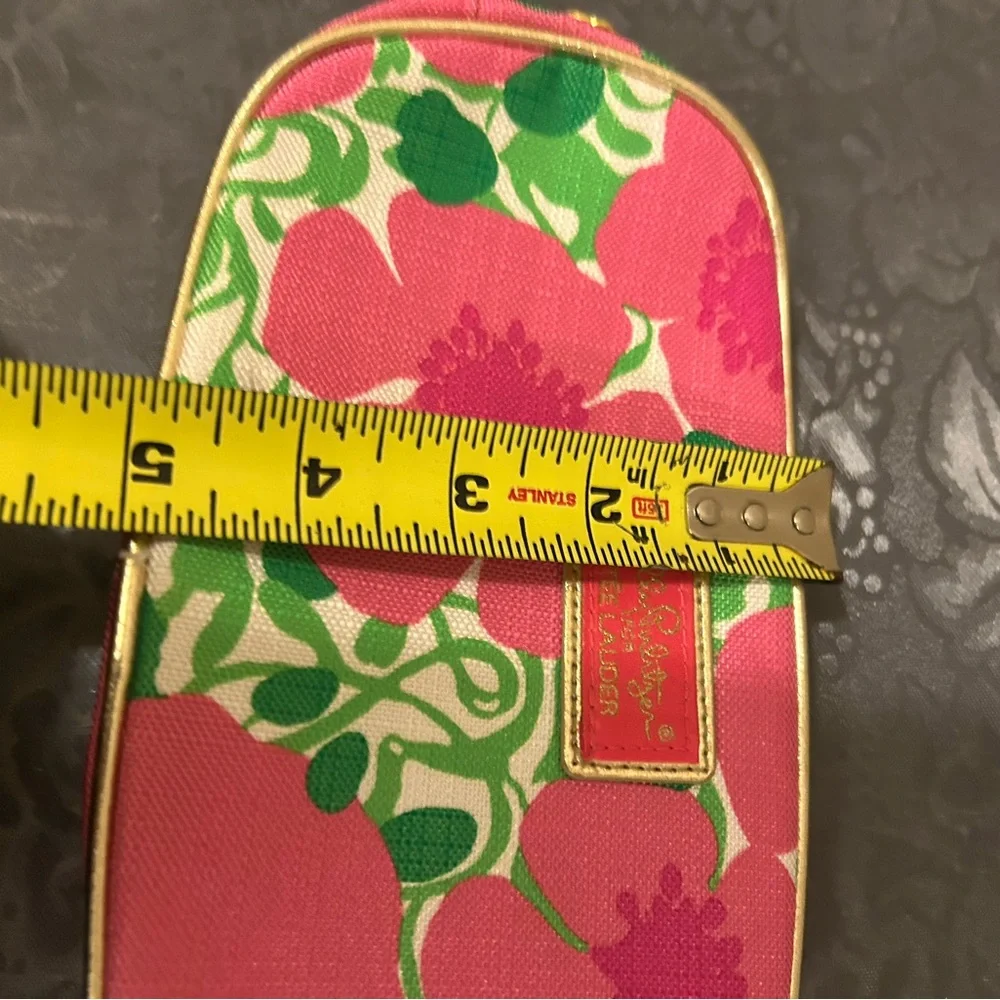Lilly Pulitzer x Estée Lauder Floral Cosmetic Makeup Bag – Pink & Green Pouch